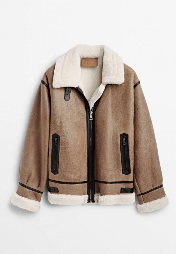 Massimo Dutti Дубленка - фото 5