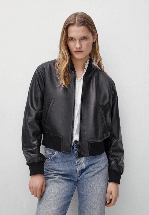 Massimo Dutti Куртка кожаная - фото 5