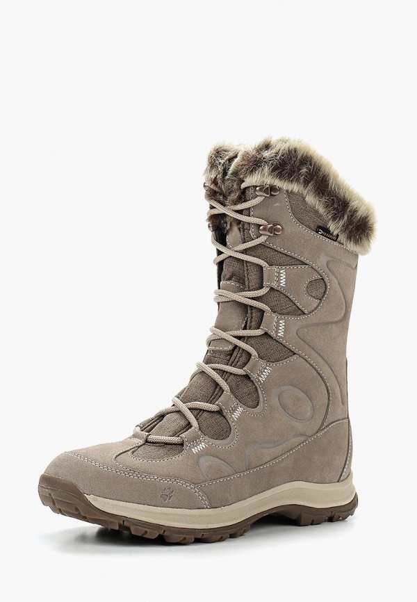 Ботинки Jack Wolfskin GLACIER BAY TEXAPORE HIGH W купить за 6590 ₽ в  интернет-магазине Lamoda.ru