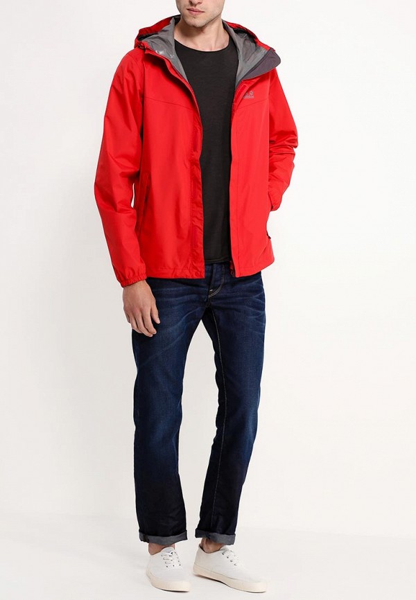 Ветровка Jack Wolfskin CLOUDBURST JACKET MEN, цвет: красный