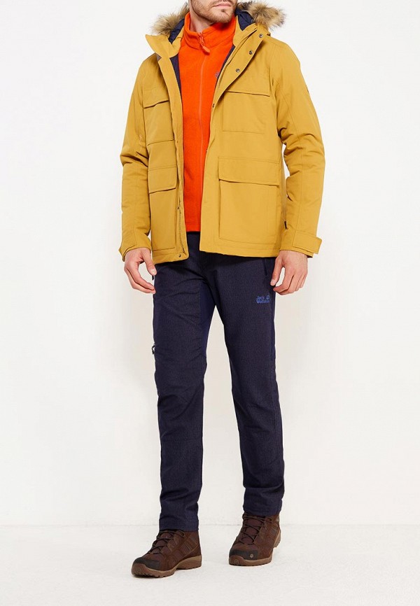 Куртка утепленная Jack Wolfskin POINT BARROW, цвет: желтый, JA021EMWHY59 —  купить в интернет-магазине Lamoda
