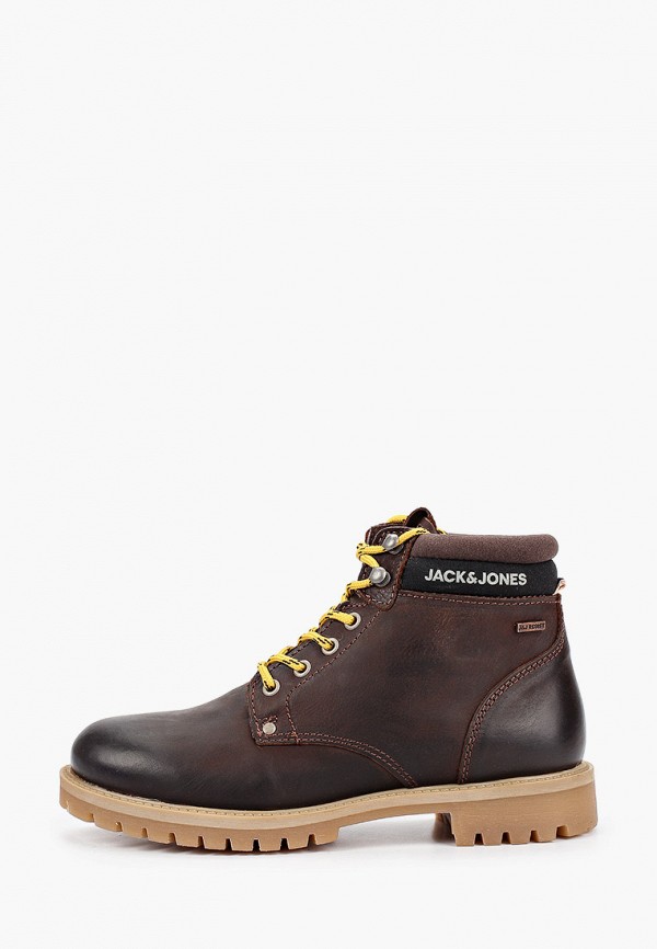 Ботинки Jack & Jones, цвет: коричневый, JA391AMFSRY7 — купить в  интернет-магазине Lamoda