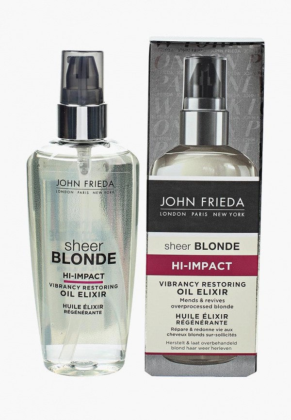 John Frieda Масло для волос - Sheer Blonde HI-IMPACT для восстановления сильно поврежденных, 100 мл - фото 1