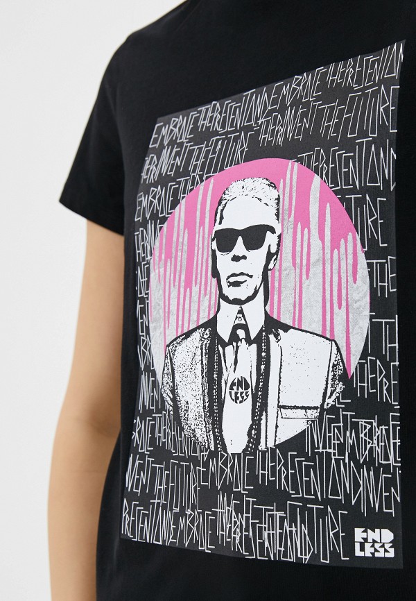 Футболка Karl Lagerfeld, цвет: черный, KA025EWHEWN3 — купить в интернет ...