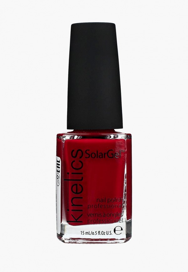 Kinetics Лак для ногтей - SolarGel Polish, тон 380  Hedonist Red, бордовый, 15 мл - фото 1