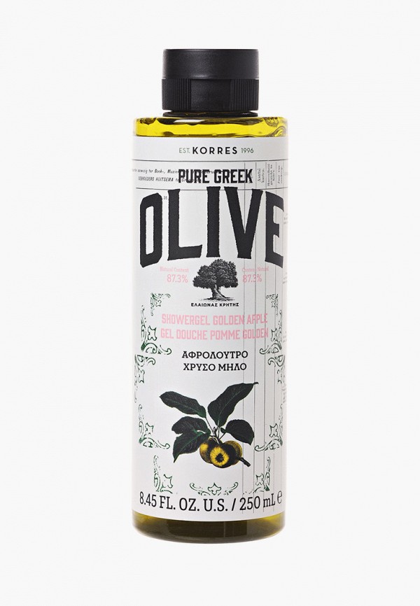Korres Гель для душа - олива и золотое яблоко, 250 мл - фото 1