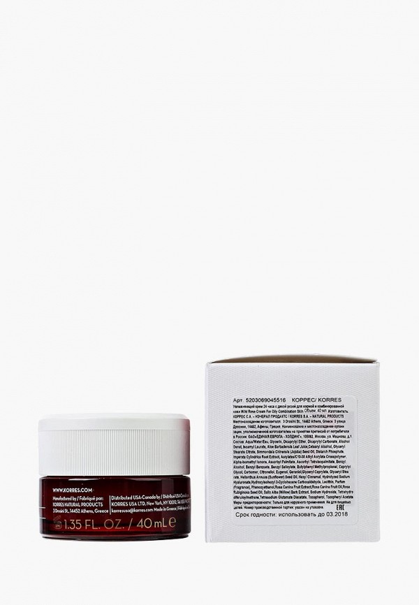 Korres Крем для лица - с дикой розой для жирной и комбинированной кожи, 40 мл - фото 2