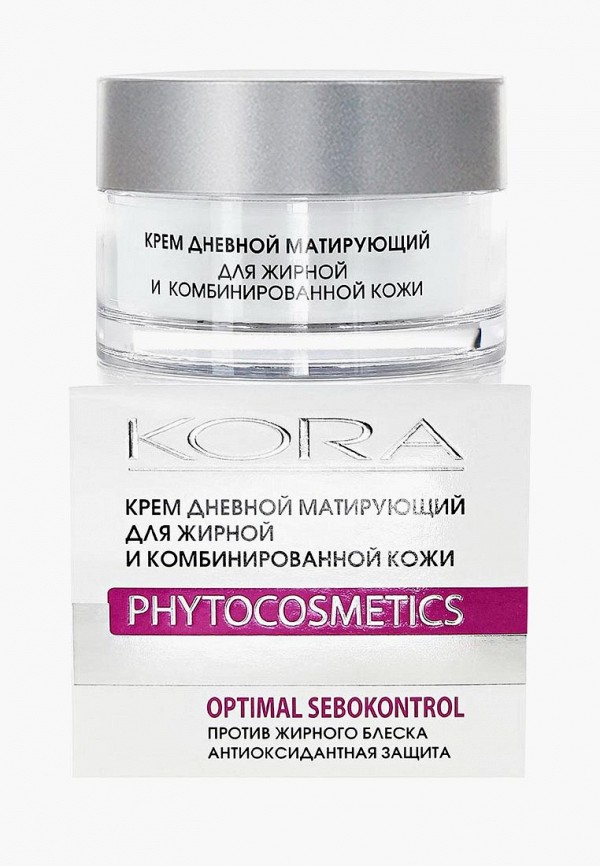 Kora Крем для лица дневной - матирующий, для комбинированной и жирной кожи - фото 1