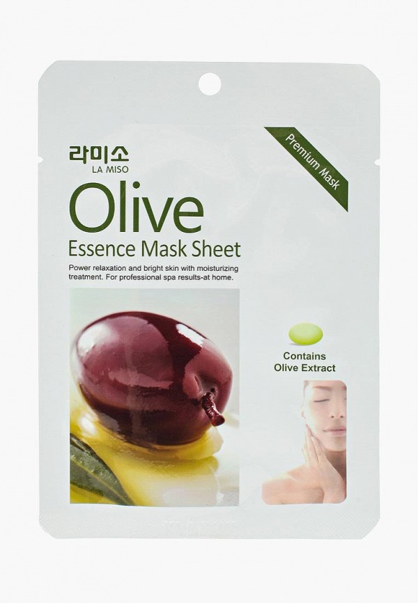 La Miso Маски для лица 4 шт. - с экстрактом Оливы, 4 шт - фото 1