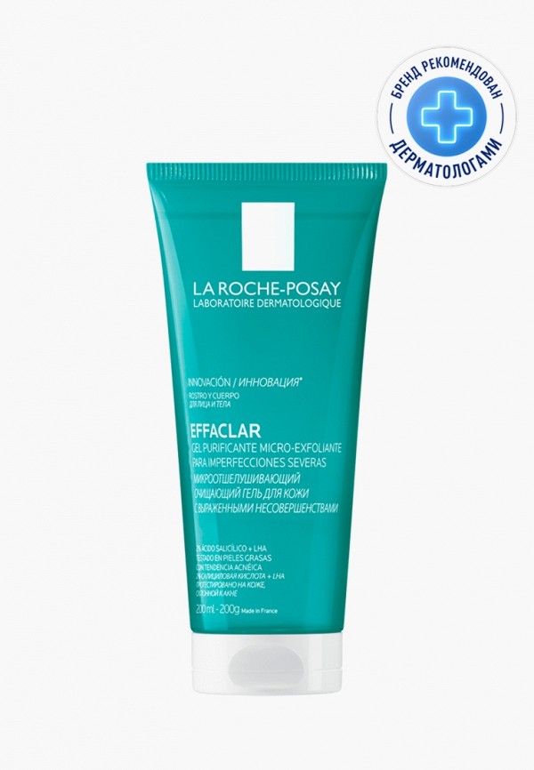 La Roche-Posay Гель для умывания - микроотшелушивающий, для кожи с выраженными несовершенствами - фото 2