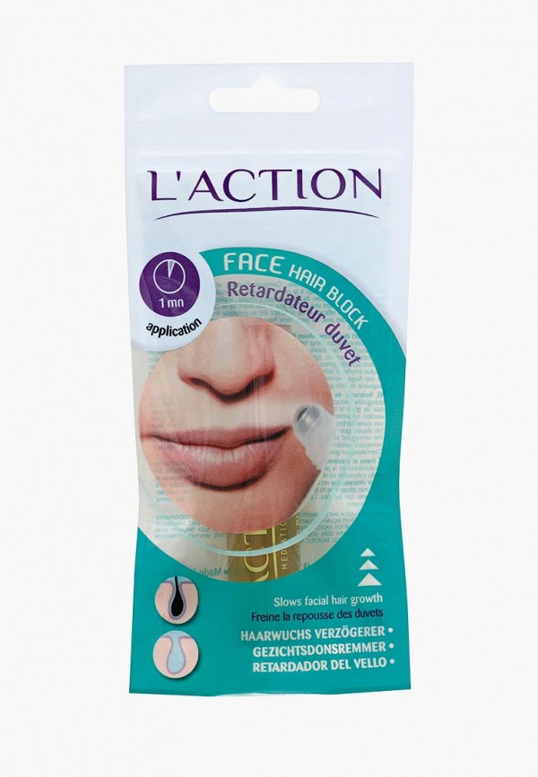 L'Action Крем для лица - предотвращающее рост волос Face Hair Block, 10 мл - фото 1