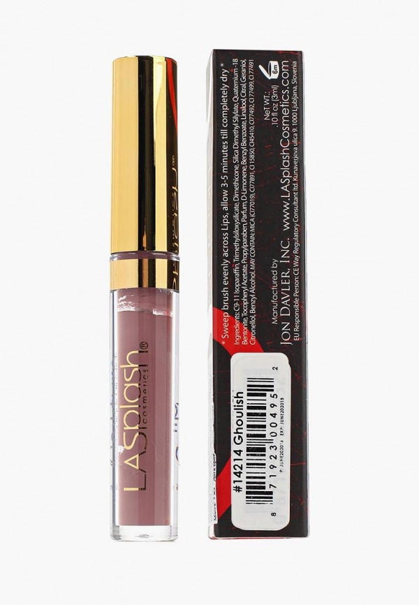 La Splash Помада - жидкая матовая Lip Couture Liquid Lipstick, оттенок Ghoulish - фото 2
