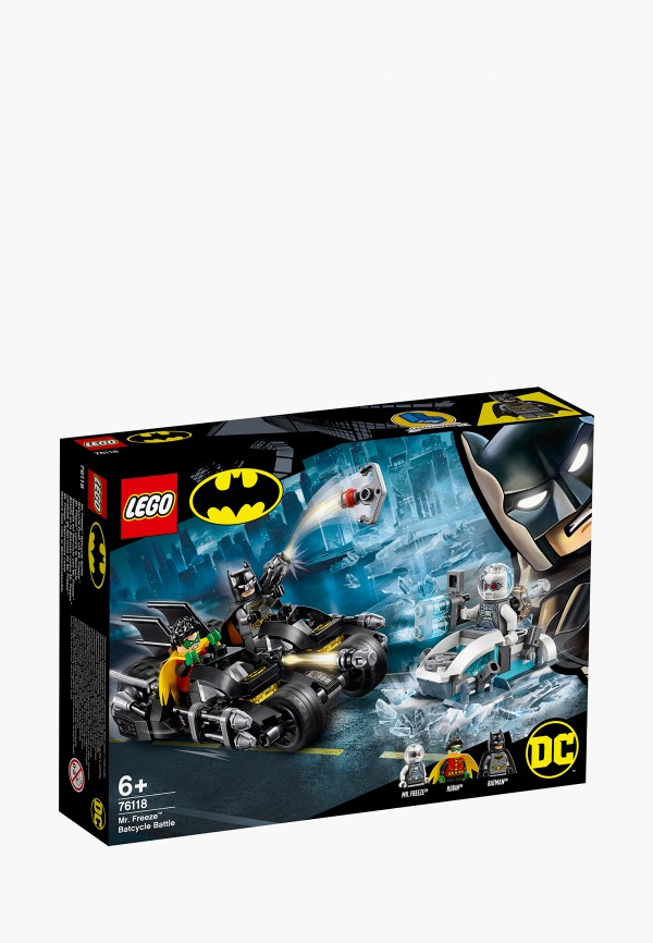 LEGO Конструктор - Super Heroes 76118 Гонка на мотоциклах с Мистером Фризом - фото 1