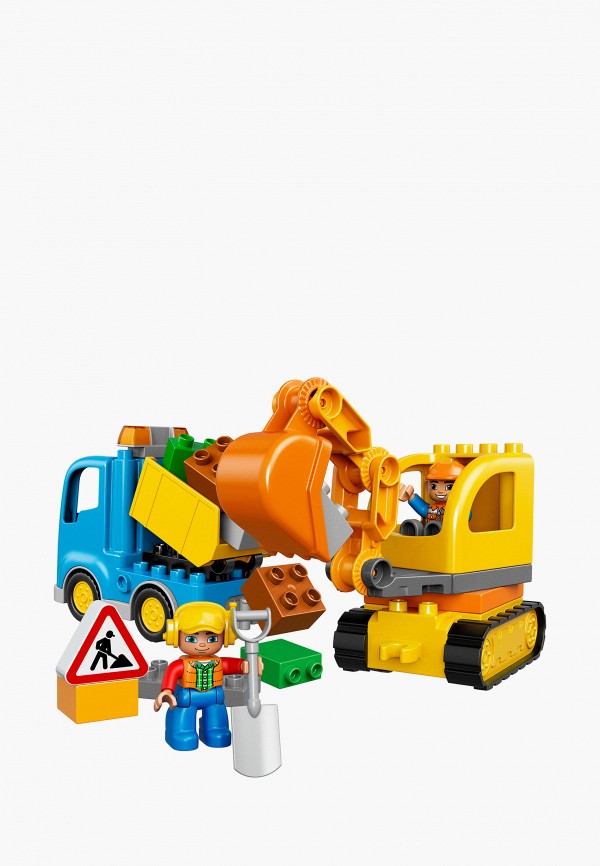 LEGO Конструктор - DUPLO 10812 Грузовик и гусеничный экскаватор - фото 3