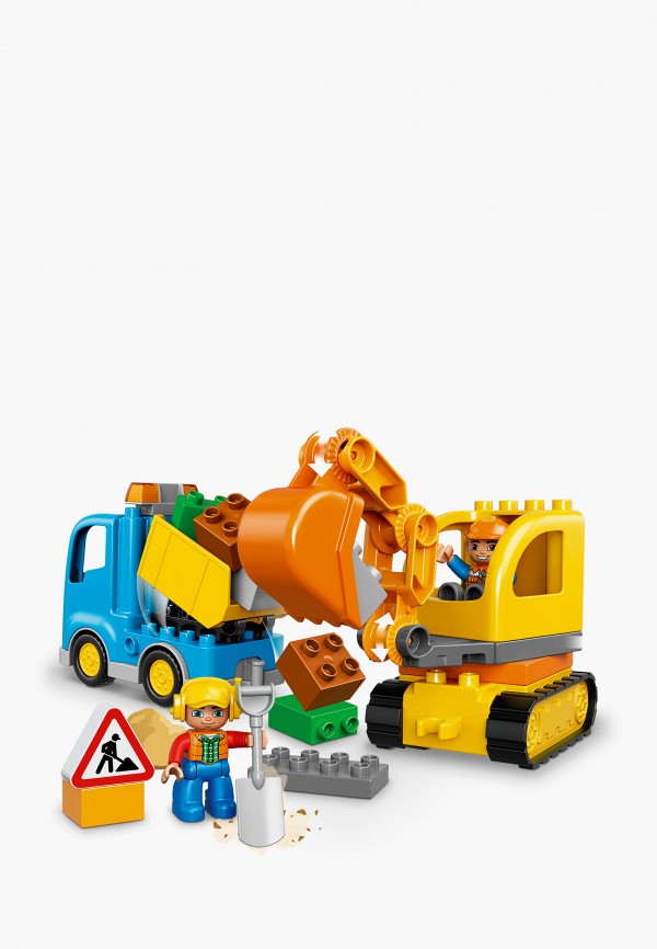 LEGO Конструктор - DUPLO 10812 Грузовик и гусеничный экскаватор - фото 4