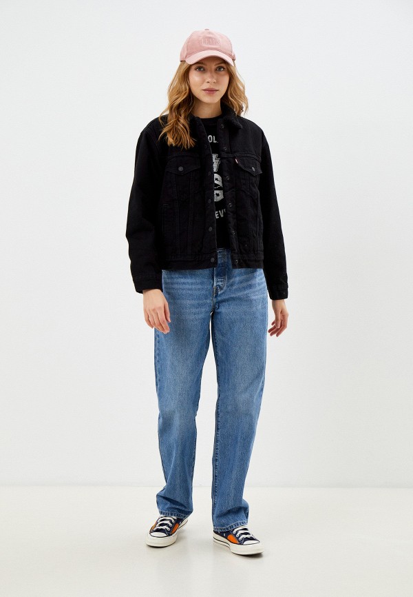 Levi's® Куртка джинсовая - Levi's Original EXBF SHERPA TRUCKER FOREVER BLA - фото 2