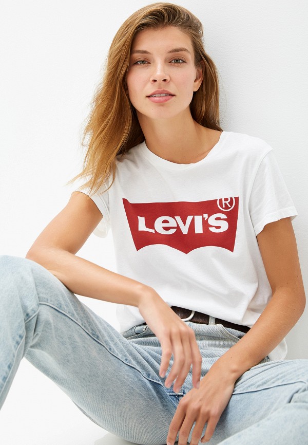 Футболка Levi's®, цвет: белый, LE306EWFTD61 — купить в интернет-магазине  Lamoda