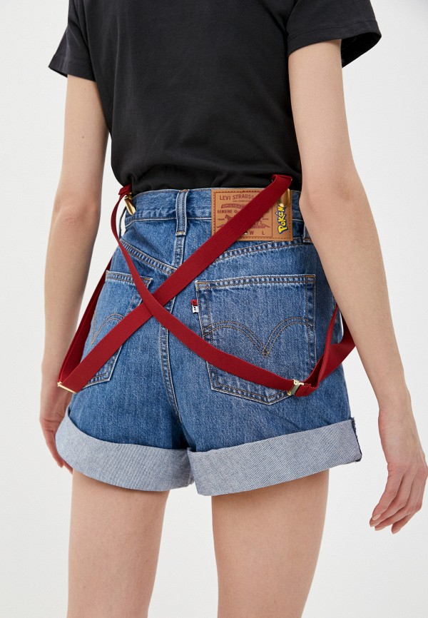 Levi's® Шорты джинсовые - POKEMON, с подтяжками - фото 3