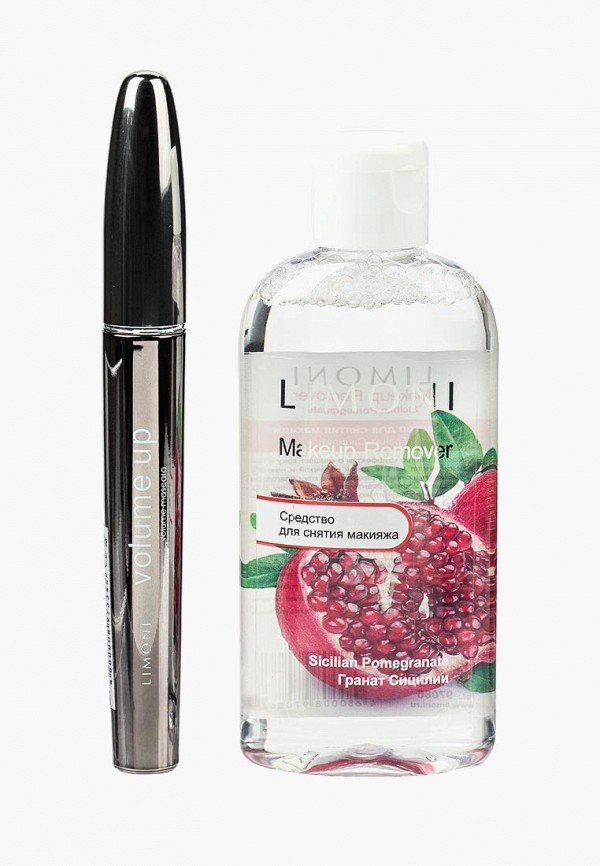 Limoni Набор для макияжа глаз - тушь Volume up 01, смывка гранат сицилии - фото 1