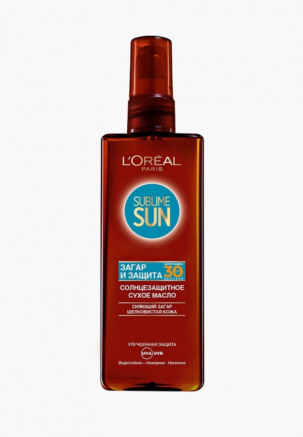 L'Oreal Paris Масло для загара - сухое Sublime Sun, SPF 30, 150 мл - фото 1