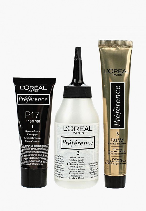 L'Oreal Paris Краска для волос - Preference, оттенок P17, Глубокий черный, 251 мл - фото 3