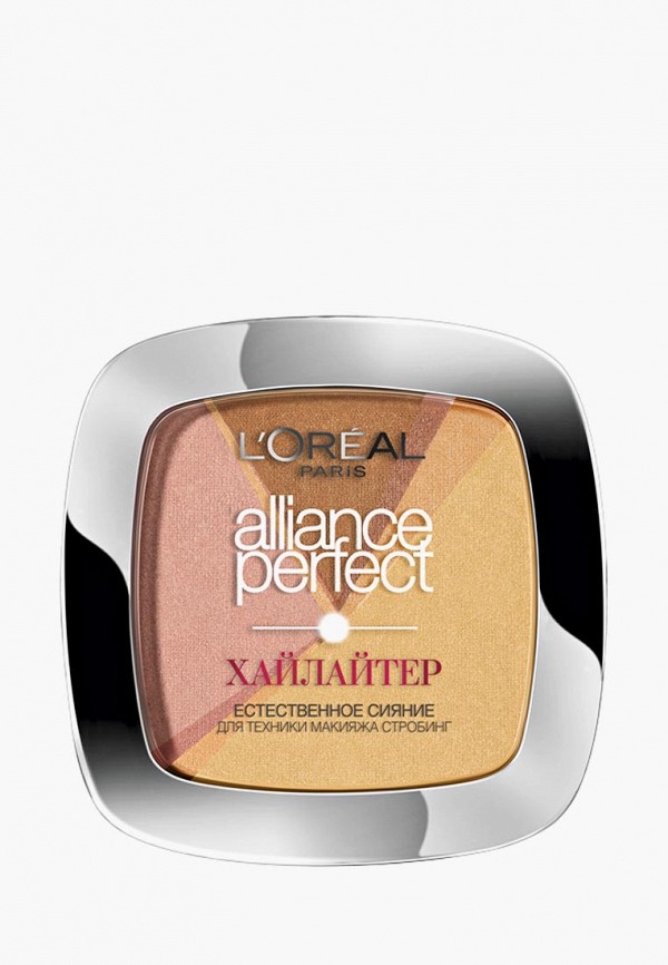 L'Oreal Paris Хайлайтер - Alliance Perfect придающая сияние, оттенок 102D, Золотой, 9 мл - фото 1