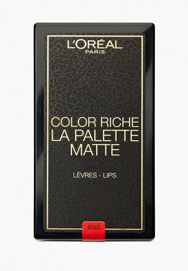 L'Oreal Paris Палетка для губ - COLOR RICHE La Palette Matte, тон bold, 6 х 1 г - фото 1