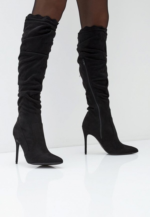 Lost Ink Сапоги - SAKI PULL TOP RUCHED STILETTO - фото 6