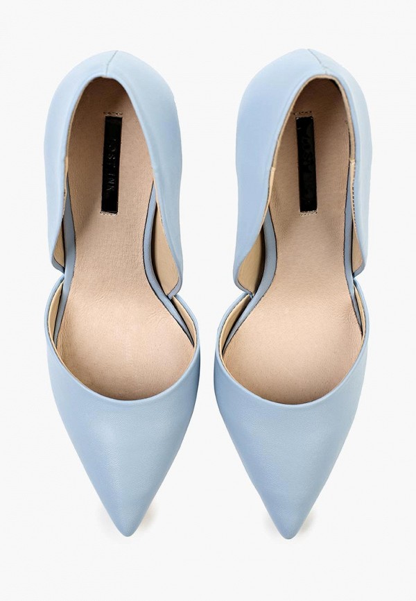 Lost Ink Туфли - CLEO HIGH HEELED  COURT LIGHT BLUE - фото 3