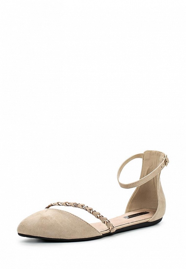 Lost Ink Балетки - PLAIT DETAIL ANKLE STRAP BALLERINA - фото 1