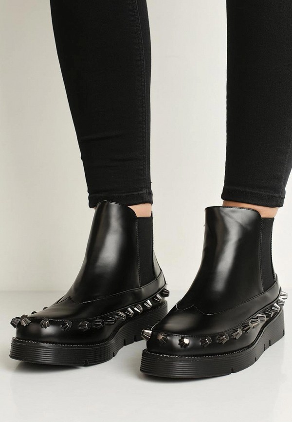 Lost Ink Ботинки - DESIRE CHUNKY STUDDED SOLE BOOT - фото 5