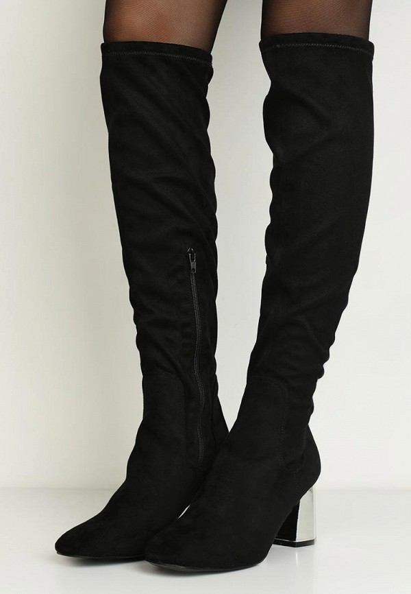 Lost Ink Сапоги - TARA LOW HEX HEEL HIGH BOOT - фото 6