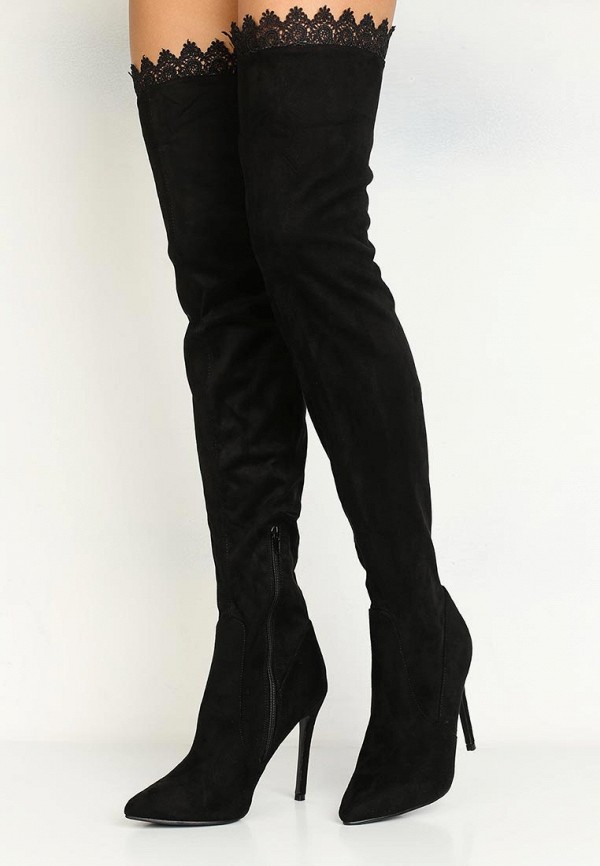 Lost Ink Ботфорты - TENDER LACE TOP OTK - фото 6