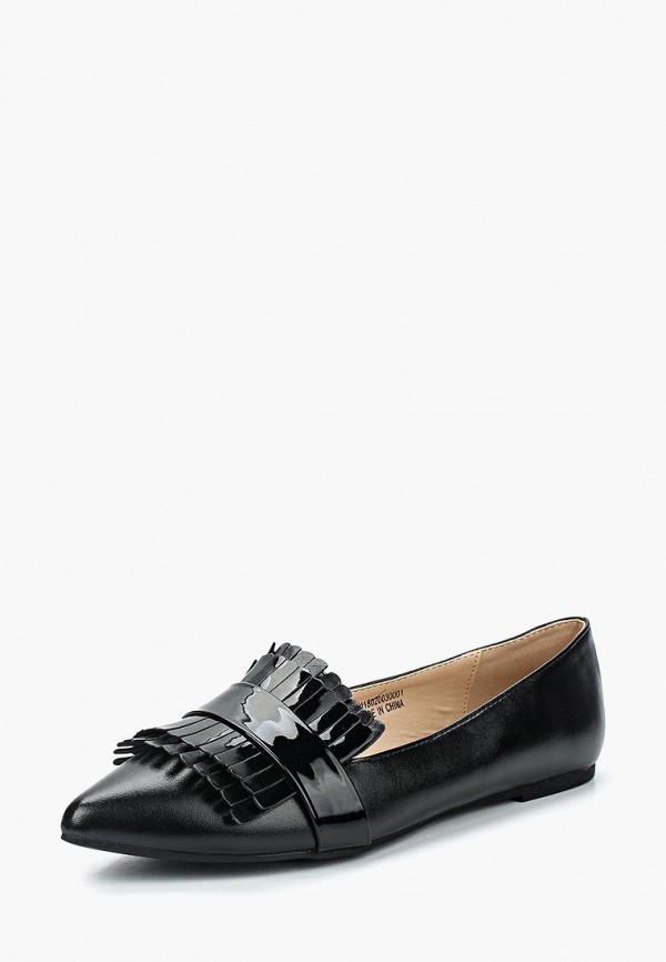 Lost Ink Балетки - FERN METALLIC FRINGED LOAFER - фото 1