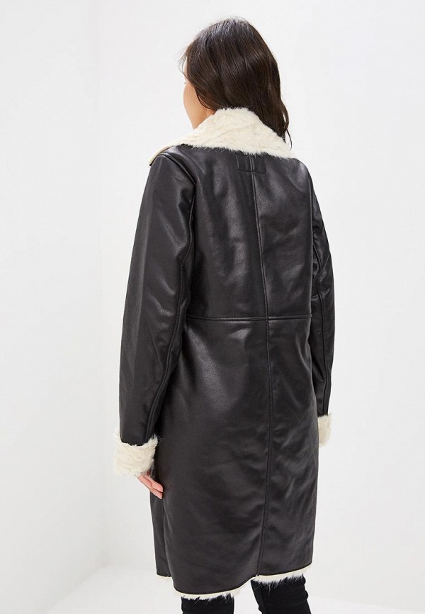 Lost Ink Дубленка - LONGLINE FAUX FUR SHEARLING - фото 3