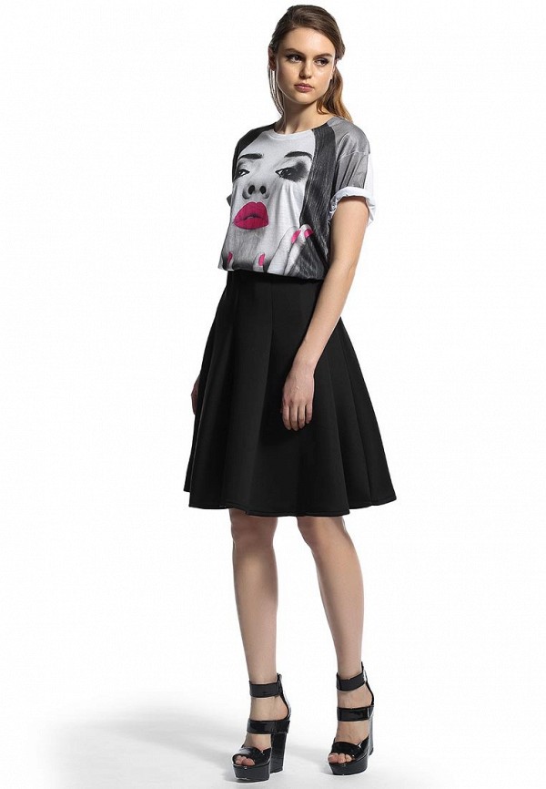 Lost Ink Юбка - PLEAT DETAIL DIRNDL SKIRT - фото 4