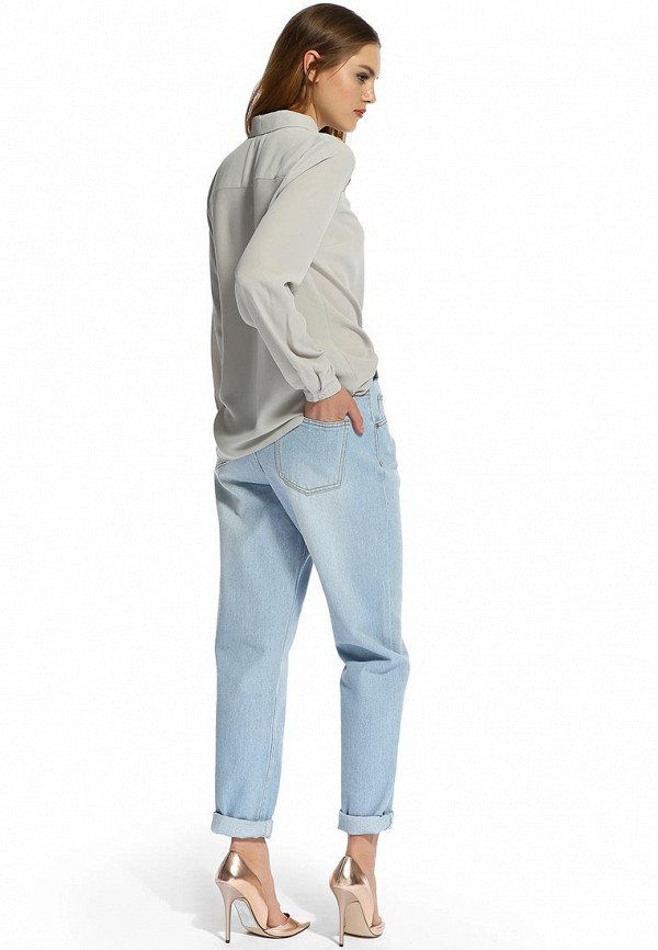 Lost Ink Джинсы - MOM JEAN IN RICH BLUE WITH BELT - фото 5