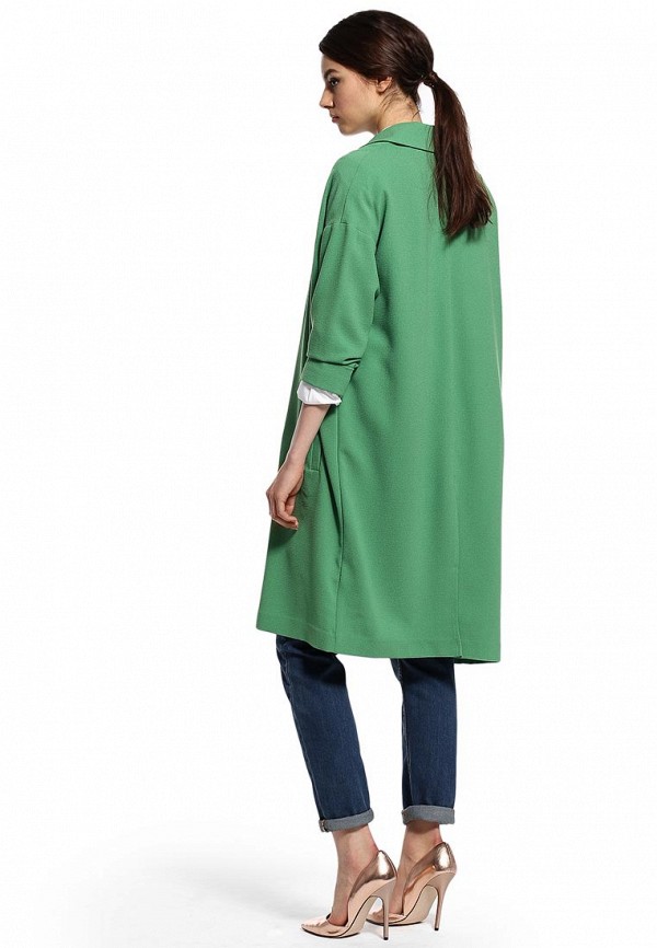 Lost Ink Пальто - DUSTER COAT GREEN - фото 5