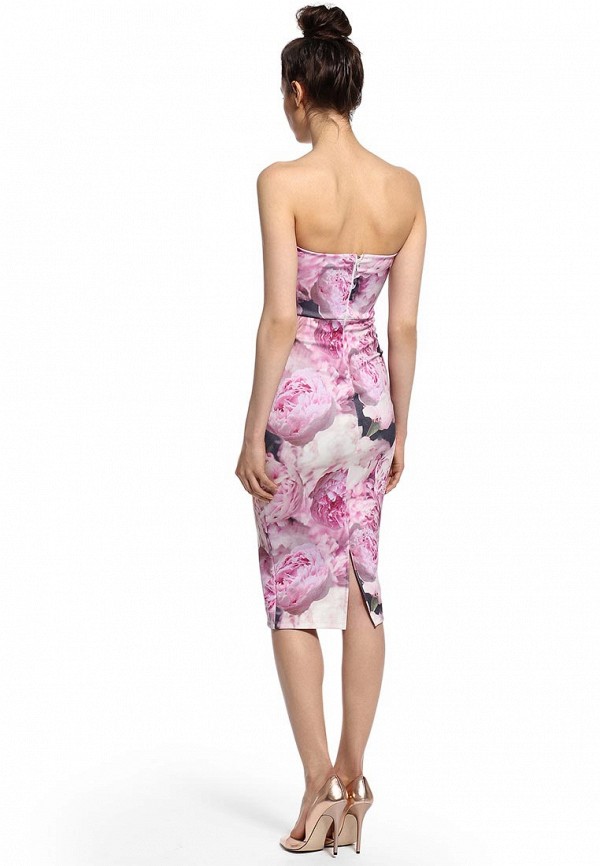 Lost Ink Платье - CHLOE PRINTED BANDEAU - фото 5