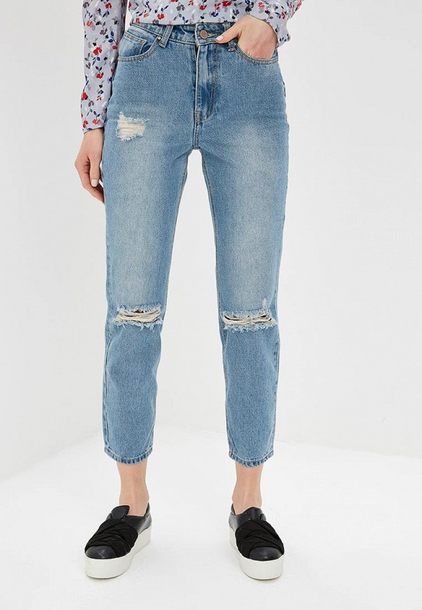 Lost Ink Джинсы - SLIM MOM OCEAN RIP - фото 1