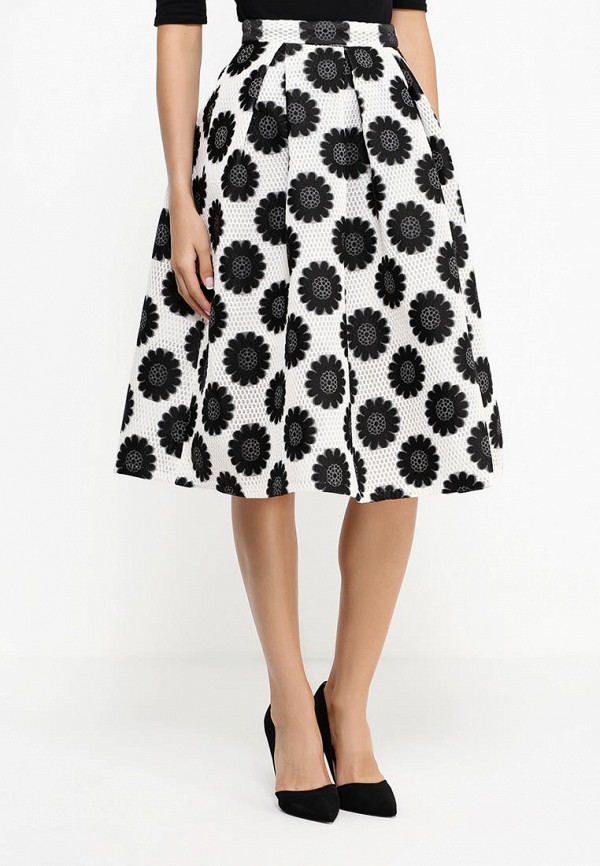 Lost Ink Юбка - FLO RETRO FLORAL MIDI SKIRT - фото 3
