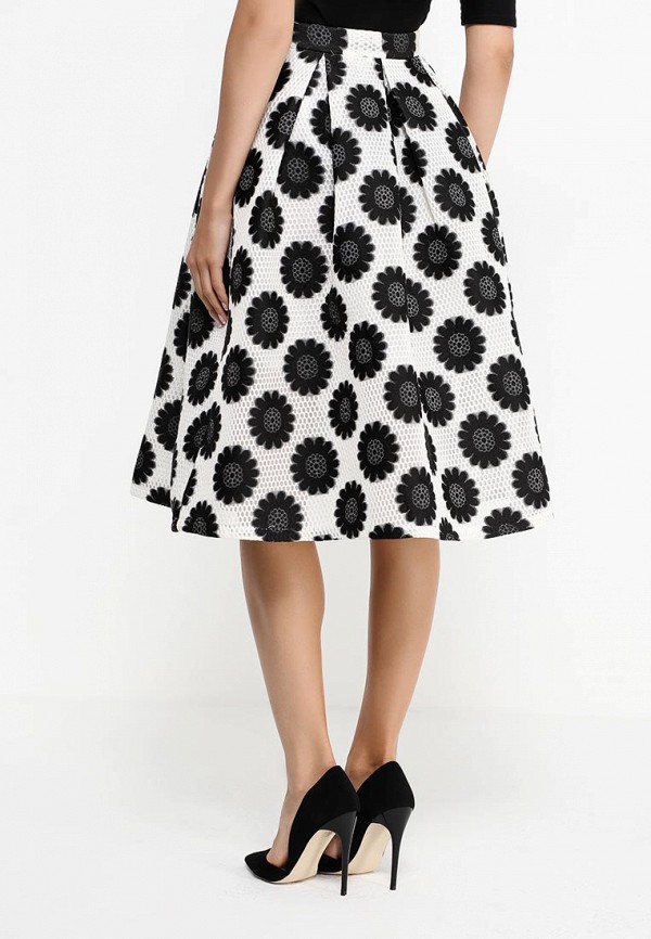 Lost Ink Юбка - FLO RETRO FLORAL MIDI SKIRT - фото 4