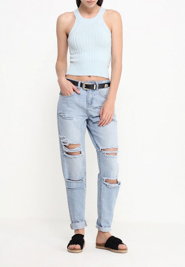 Lost Ink Жилет - RIBBED KNIT TOP - фото 2