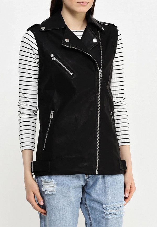 Lost Ink Жилет - PU LONGLINE GILET - фото 3