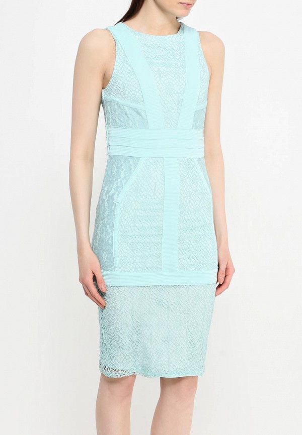 Lost Ink Платье - MOLLY LACE INSERT BODYCON DRESS - фото 3