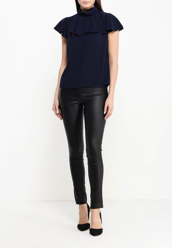 Lost Ink Блуза - HIGH NECK RUFFLE SHELL - фото 2