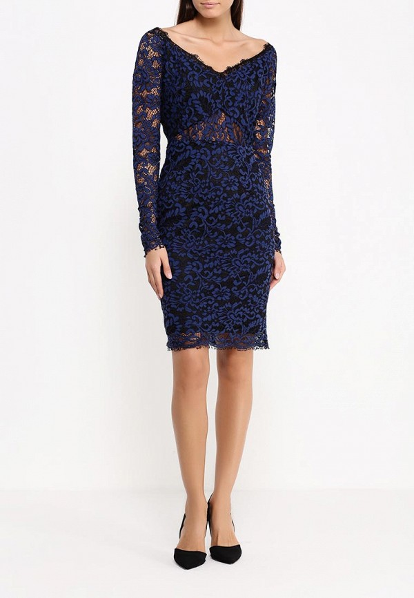 Lost Ink Платье - FELICITY OFF THE SHOUDLER LACE DRESS - фото 2