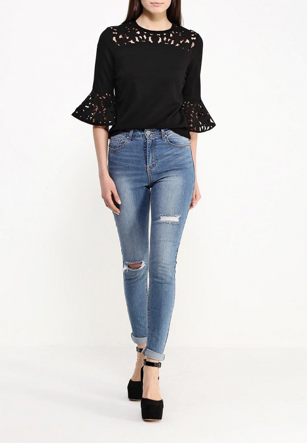 Lost Ink Блуза - LACE PANEL TOP - фото 2