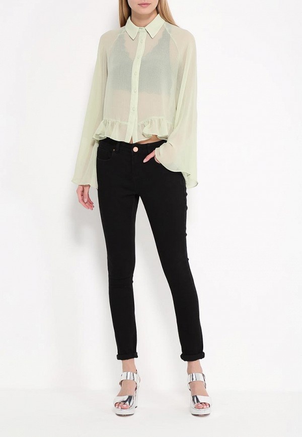 Lost Ink Блуза - EXTREME SLEEVE SOFT SHIRT - фото 2