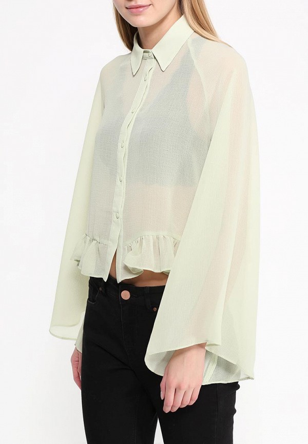 Lost Ink Блуза - EXTREME SLEEVE SOFT SHIRT - фото 3